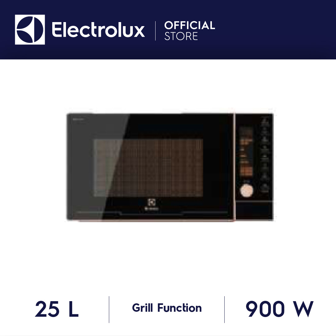 Electrolux ไมโครเวฟพร้อมระบบย่าง รุ่น EMG25D89GGP ขนาด 25 ลิตร