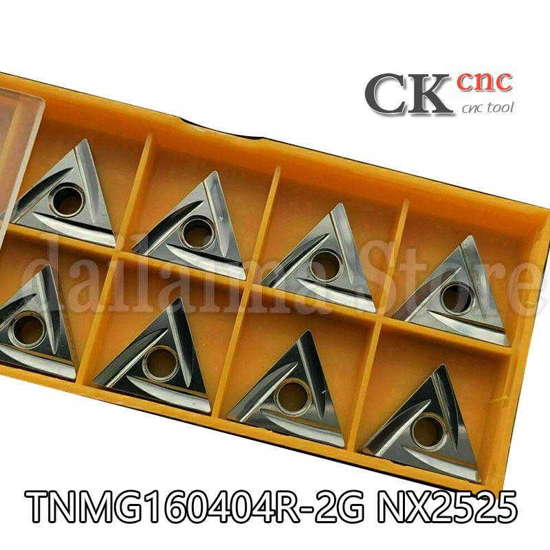 TNMG160404R-2G TNMG331R-2G NX2525 เครื่องกลึงคาร์ไบด์ CNC ใส่เครื่องมือสำหรับการประมวลผลเหล็ก
