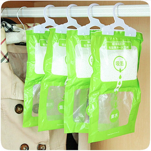 Hanging wardrobe desiccant bag, dehumidifying bag, moisture proof