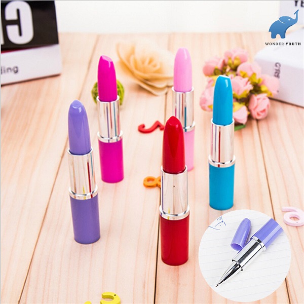 Lipstick Ballpoint Pen, Ballpoint Pen for Students and adults